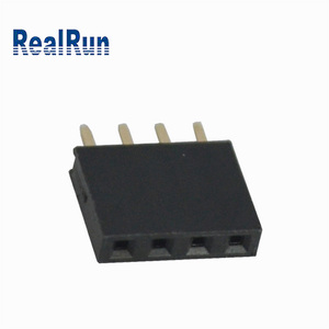 RealRun Single Row Female <strong>Header</strong> with DIP Connector 2.54mm 8 Pin for <strong>Headers</strong> &amp; Wire Housings - Product Image 5