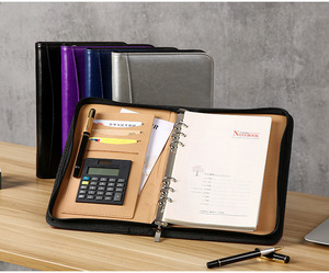 Werbe leder Konferenz datei Ordner Ringo rdner Mit Taschen rechner Notebook - Product Image 2