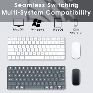 SAMA超薄型充電式BTラップトップデスクトップコンピューターキーボードとマウスセットワイヤレスゲーミングキーボードマウスコンボ - Product Image 2