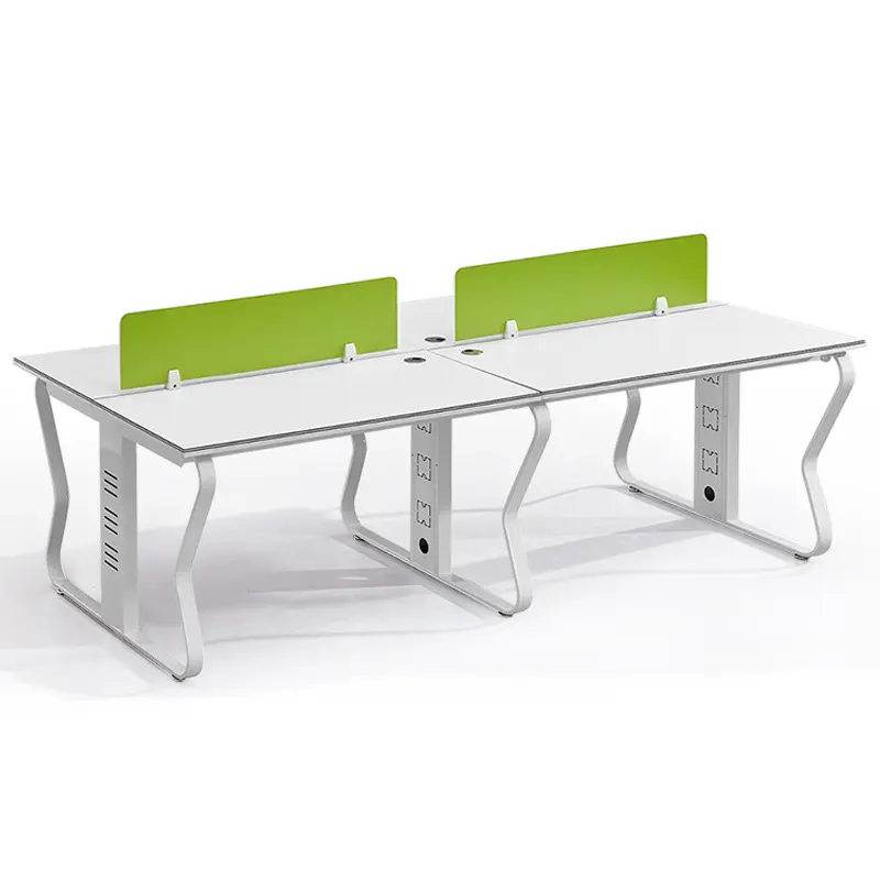 Minimalist Desk Home Office Desk Home Steel Wood Computer Office Table With Shelves Modern Open Work Desk With Metal Legs
