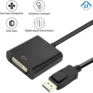 Cable adaptador DP a DVI, conector macho a DVI hembra para ordenador y monitor - Product Image 3