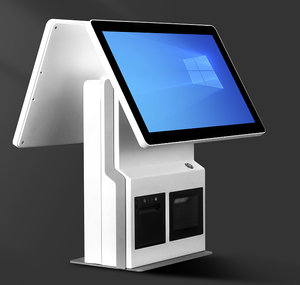 Оптовая продажа, система Pos с двумя экранами, Wins11 производитель, настольный сенсорный экран, все в одном, платежный терминал Pos с принтером - Product Image 6