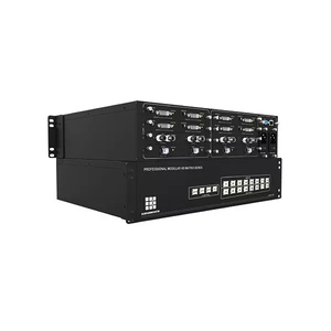 出厂价 hdbaset 以太网 rs232 无缝切换混合 4k 60 模块化矩阵切换器 8x16 cat 6 - Product Image 3