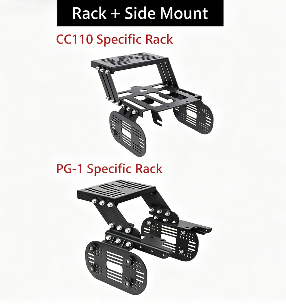 Movable side and tail box bracket