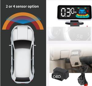 4 front punto ciego de OBD sistema de aparcamiento con monitor LCD pantalla para Toyota auto vista conduciendo ayudar - Product Image 2