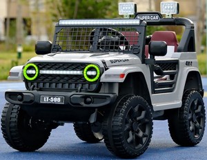UTVクラシックデザイン4WDポータブルプルロッドに乗る、多機能ミュージックプレーヤーライドオンカー