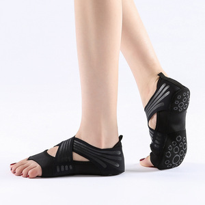 <strong>Elastic</strong> Ballet Dance Socks with <strong>Lycra</strong> Upper Material Toe Pad Practice Shoes for Foot Thong Protection - Product Image 4
