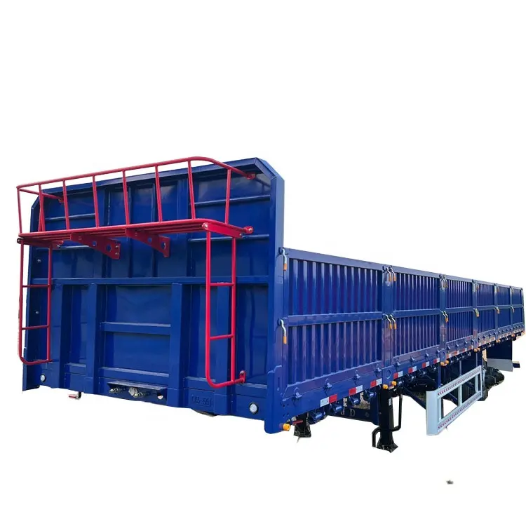 BAIPING-VALLA lateral de remolque de 40 toneladas, con contenedor, bloqueo giratorio, para transporte de ganado