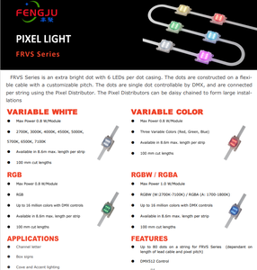 DMX512 RGBW inteligente RGB LED tira impermeable LED RGBW píxeles de luz para la iluminación del paisaje - Product Image 5