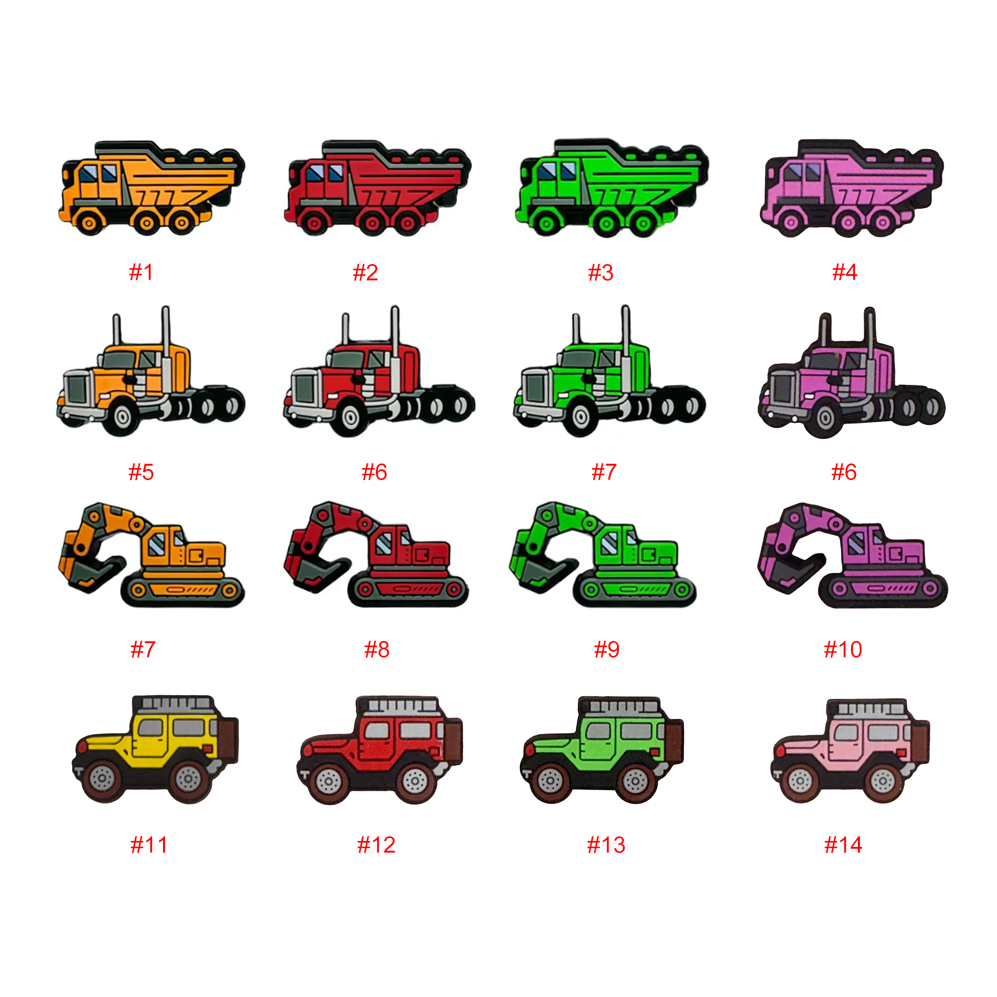 mélange de voitures