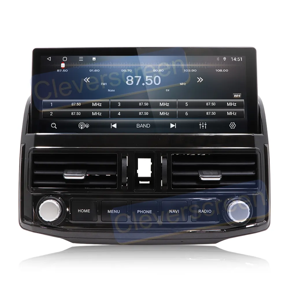 Hotsale 12.3 inç TS10 Android 10 multimedya araba radyo Video DVD OYNATICI GPS navigasyon ile Toyota 4Runner 2010-2021 için