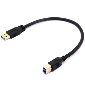USB 3.0电缆a型公到b型公扫描仪USB3.0高速打印数据线，用于硬盘数码相机网络摄像头打印机0.3m-5m - Product Image 2