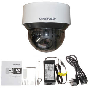 Hik 8MP 4K PTZ 18x Zoom com Wiper AI Detecção Humano/Veículo Falar bidirecional com slot SD IP POE Auto Tracking PTZ Câmera ao ar livre