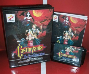 Castle Vania De Nieuwe Generatie Eur Hoes Met Doos En Handleiding Voor Megadrive Genesis Videogameconsole 16 Bit Md-Kaart - Product Image 1