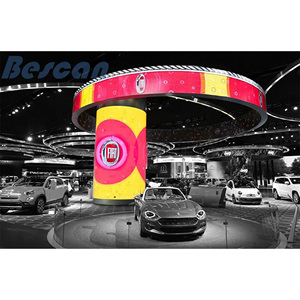 BESCAN тонкий подвесной гибкий мягкий модуль изогнутый СВЕТОДИОДНЫЙ дисплей - Product Image 6