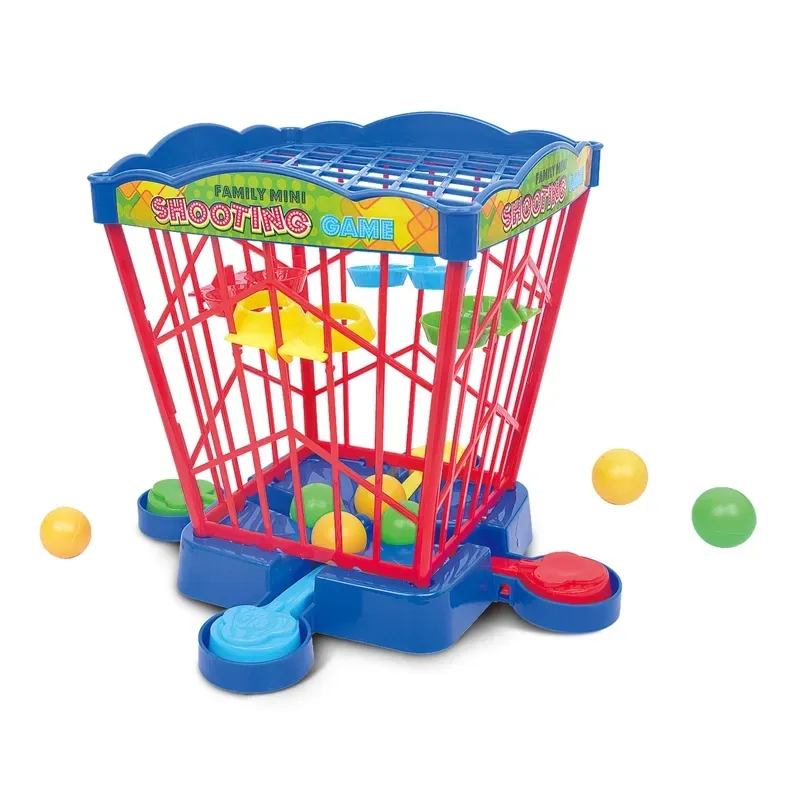 Mini doigt pour enfants catapulte boules colorées jeu de table jouet de tir de basket-ball pour enfants balles de jouet