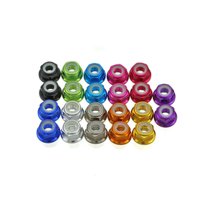 Đai Ốc Lục Giác Nhôm Đai Ốc Khóa Hex Nylon Hợp Kim Nhôm M2 M3 M4 M5 M6 Đai Ốc Tự Khóa - Product Image 3