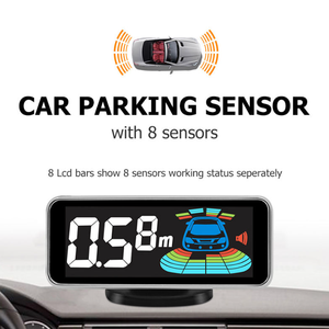 6 Sensor de aparcamiento coche automóvil marcha atrás respaldo Radar trasero Auto Detector respaldo asistencia Kit Zumbador - Product Image 4