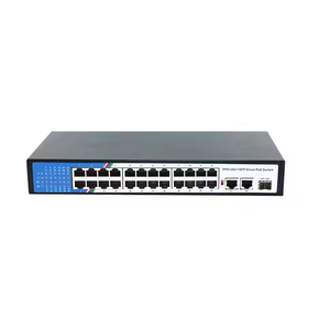 Jue Hong Factory OEM 24 2-Port-VLAN-verwalteter Netzwerk-Switch 100M RJ45 1000M SFP UP-Link für IP-Kamera-CCTV-System-Rack-Typ - Product Image 1