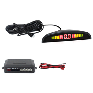 Car Parking <strong>Sensor</strong> Kit Auto <strong>Reversing</strong> Radar European License Plate Camera Front Back Electromagnetic Monitor <strong>System</strong> 3 <strong>Sensors</strong> - Product Image 4
