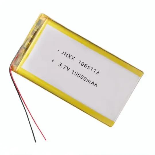 Batterie lithium-ion rechargeable, 3.7V, 10000mAh, 1065113 avec connecteur, BSM, PCB, PCM, NTC, fabriqué en chine
