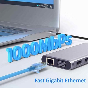 ฮับ Usb Type C แบบสามจอ,ฮับฮับ Usb Type C อะลูมิเนียม12พอร์ตพร้อม Usb Type C 2 Hd-Mi 10Gbps พอร์ต Usb C ฮับคู่ Hd-Mi 12ใน1 Usb C - Product Image 4