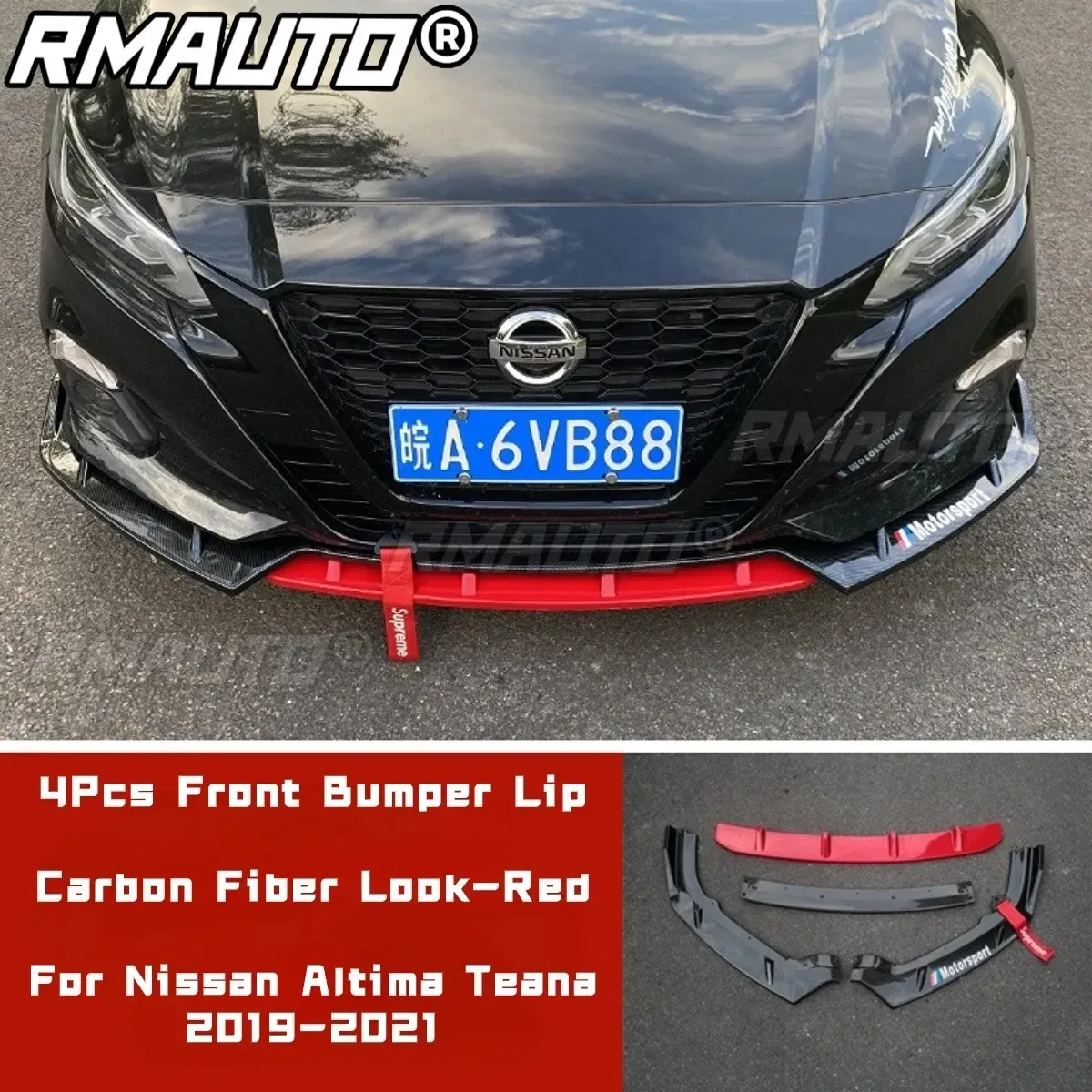 Carbon Look Red