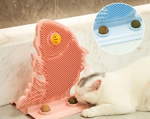 แมว Scratch Board ลูกแมว Scratching ของเล่นขนแปรงนวดกรูมมิ่งด้วย Catnip Ball สําหรับแมวหวี Scraper โพสต์สําหรับแมว - Product Image 2
