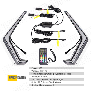 ไฟสัญญาณเลี้ยวรถควบคุมระยะไกลกันน้ำได้อุปกรณ์เสริมสำหรับรถ Polaris RZR ATV IP68 - Product Image 6