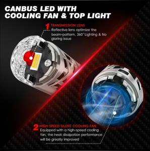最新360度CB9トップ照明強力キャンバス機能3157 3155LL 1156 BA15D T20 LED電球ブレーキ信号DRLライト - Product Image 4