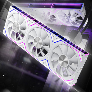 Ventiladores Asiahorse RGB para carcasa de PC Ventiladores de refrigeración ARGB de alto rendimiento de 120mm con funcionamiento silencioso y control PWM - Product Image 1