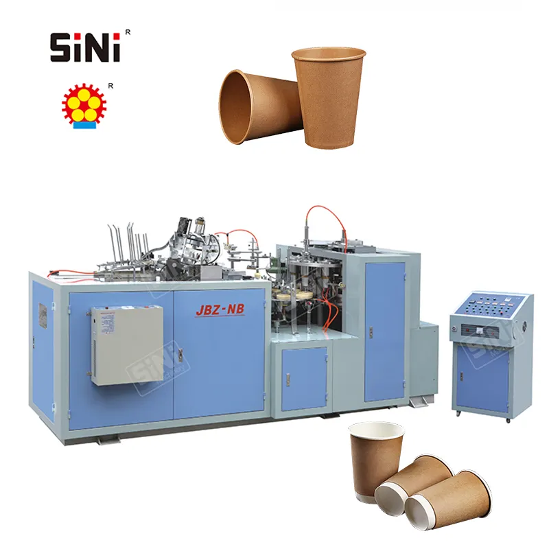 Máquina formadora de vasos de papel completamente automática de fábrica china Máquina para fabricar vasos de papel desechables