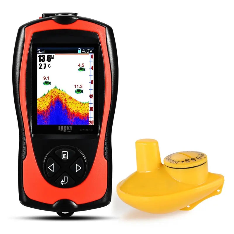 Wholesale depth 0.6m-75m sonar fish finder scope fish finder for plastic boats