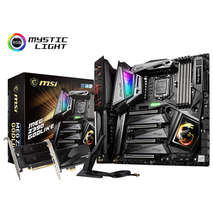MSI MEG Z390 GODLIKE LGA1151 (Intel 8th and 9th Gen) M.<strong>2</strong> USB 3.<strong>1</strong> DDR4 Wi-Fi SLI CFX Extended ATX Z390 Used Gaming Motherboard - Product Image 1