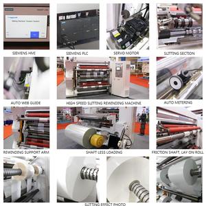 High Speed Automatic Slitting <strong>and</strong> Rewinding Machine for Self-Adhesive Label Sticker