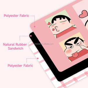 Acceptable OEM Double Sided Computer Mouse Pad Natural Rubber Polyester Fabric Personalized <strong>Programming</strong> Mouse Wrist Pad - Product Image 4