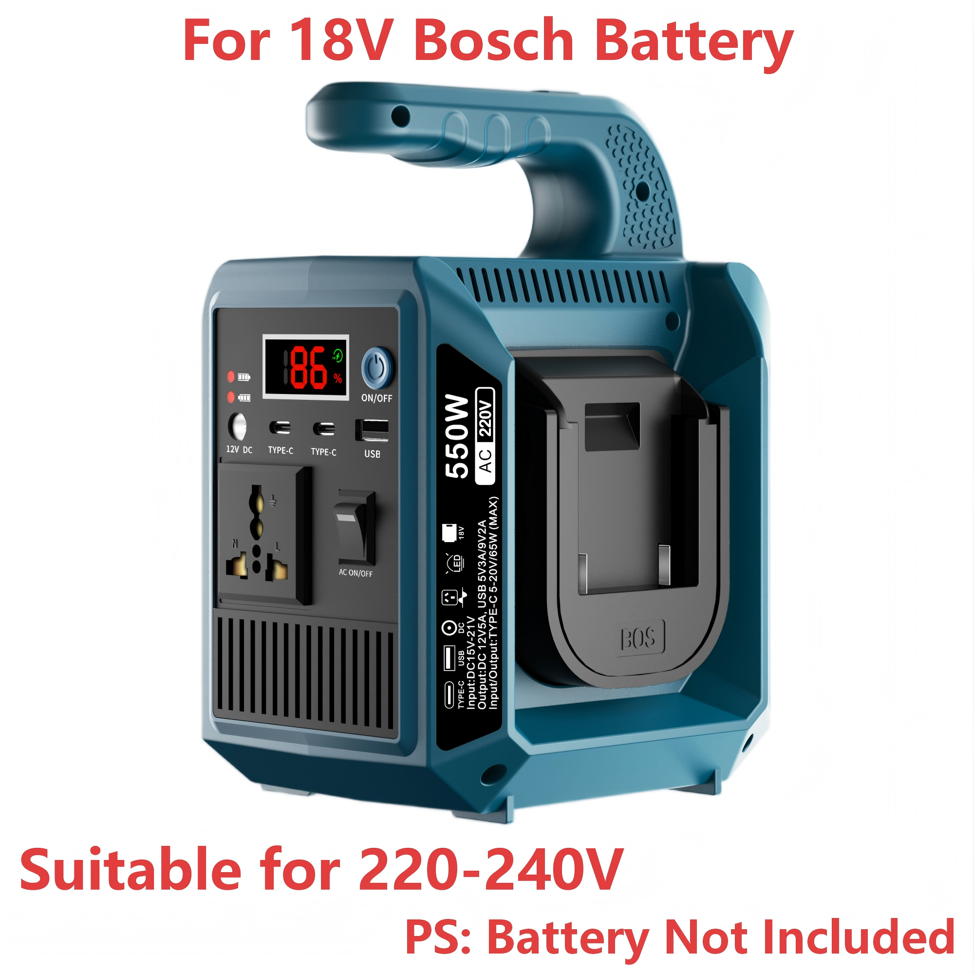 Pour Bosch 220-240V