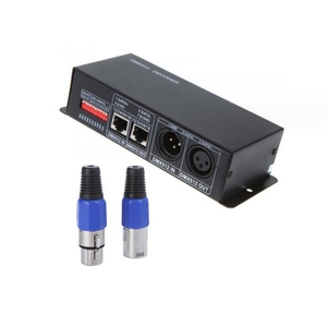 Прямые продажи с завода 4-канальный DMX512 декодер DMX512 контроллер RGBW сценический свет инженерный DMX контроллер RGBW светодиодные полосы света - Product Image 1