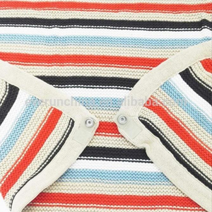 Ma Thuật Màu Xanh Lá Cây Xách Tay Mặc 100% Cotton Đồng Bằng Đan Handmade Crochet Cạnh Mô Hình Em Bé Chăn - Product Image 2