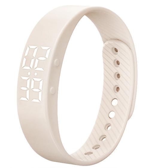 Réveil Whiter-3 3D avec compteur de pas, calories et chronomètre.