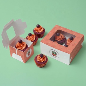 透明な食品安全ケーキボックス10X10X6透明窓付き - Product Image 5