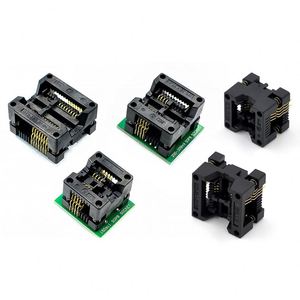 SOIC8 <strong>SOP8</strong> to DIP8 Wide-body Seat Wide 150/200mil <strong>Programmer</strong> Adapter <strong>Socket</strong> Blue SA602 IC Test Conversion Burner - Product Image 1