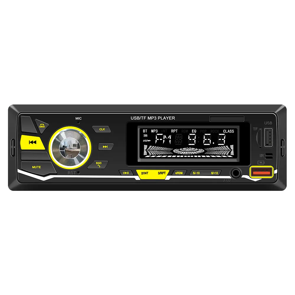 Araba radyo MP3 çalar BT Stereo alıcı FM radyo eller serbest arama USB/TF kart çalar desteği radyo çalar