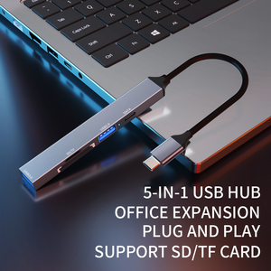 5 IN 1 tipo C mozzo ADS-806c con SD TF Card Reader Dock Station per Computer Notebook telefono portatile Multi adattatore 5 porta USB C Hub - Product Image 4