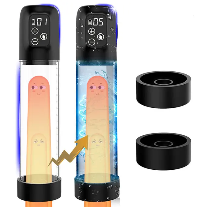 Nouveau design électrique auto hydro sex toys pompe à pénis d'agrandissement d'eau chaude pour hommes médecine physique de la masturbation masculine