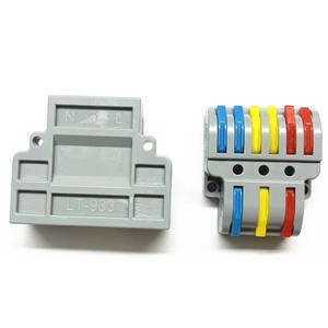 Custom 3 <strong>Input</strong> 9 <strong>Output</strong> LT933 LT633 Electric Terminal Block Cable Splice Connector <strong>BNC</strong> Quick Wire Docking Power - Product Image 2