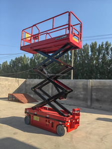 Elevador de plataforma elevadora totalmente autopropulsado de 4-14m con una capacidad de carga de 300 kilogramos/elevador de tijera - Product Image 6