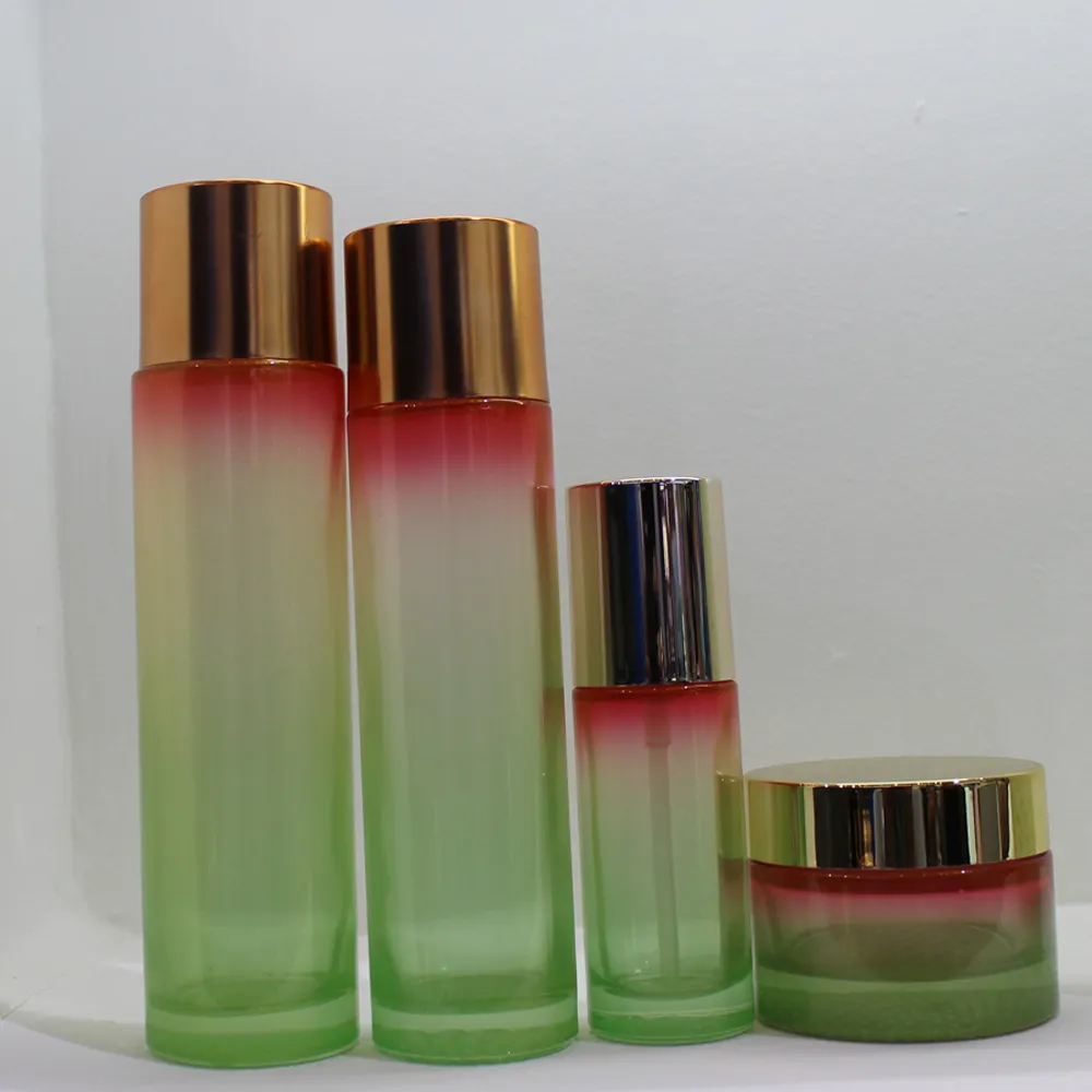 Bouteille à cosmétiques en verre, emballage marocain de 40ml pour Lotion et produits cosmétiques, 10 pièces