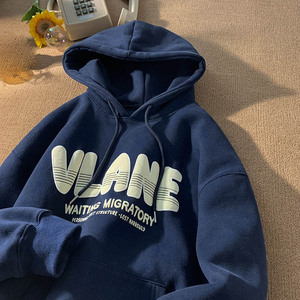 必需品空白500gsm白色3d粉扑印花男女通用加大码Vend服装制造商定制标志男装连帽衫