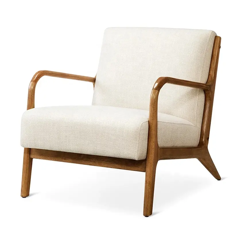Скандинавский тканевый стул для отдыха, стул с акцентом на руку для гостиной, современный лаундж, американский деревянный диван для отеля, столовой, бара, антикварный стул в стиле рок
